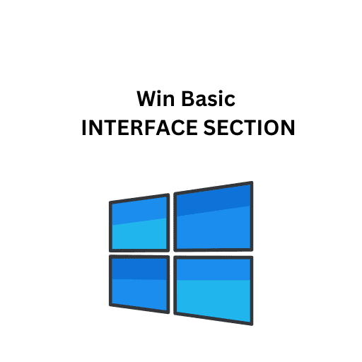 Win Basic 14.INTERFACE SECTION